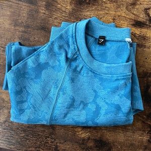 Long sleeve shirt- Gymshark camo seamless